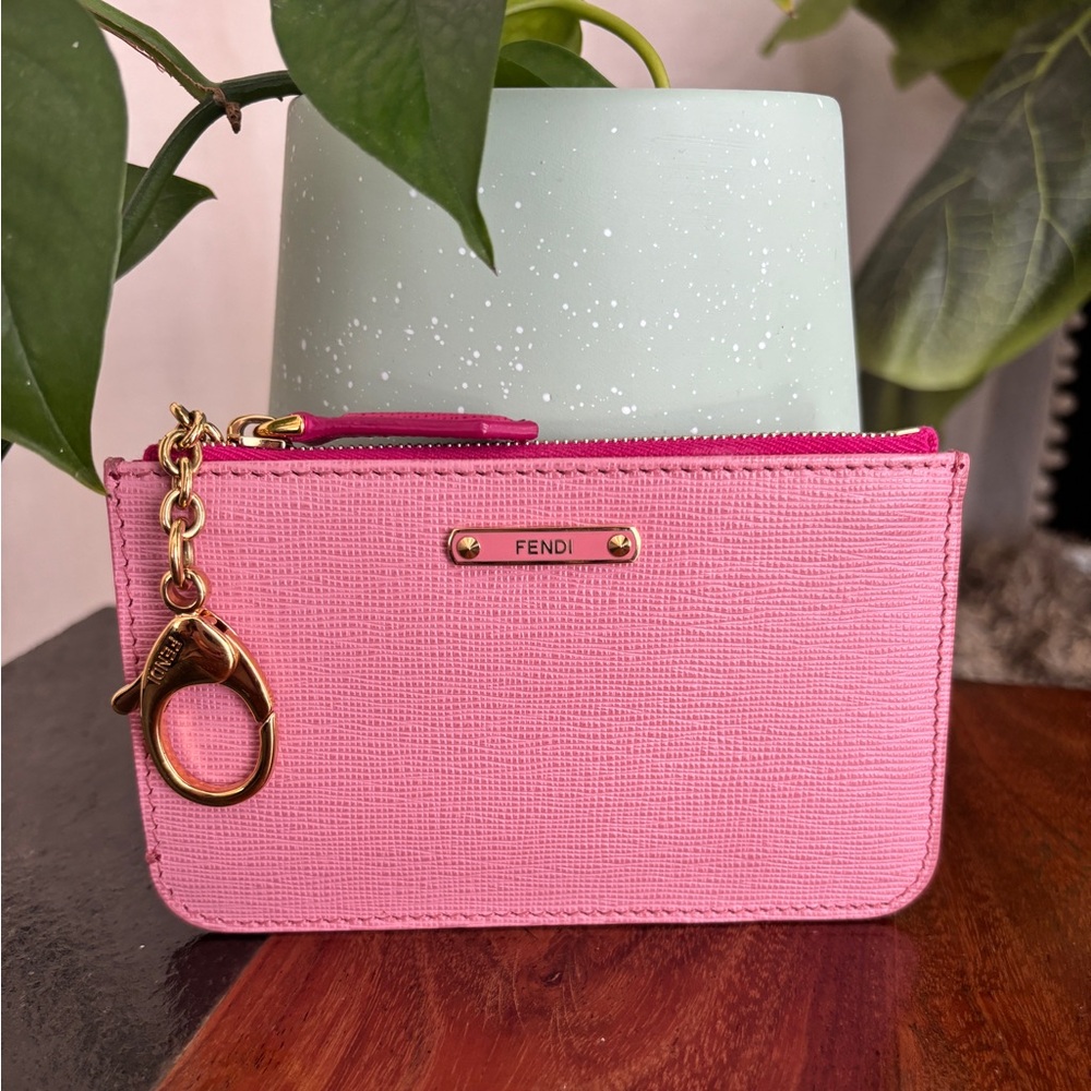 PRISTINE Fendi Coin Purse Key Holder Wallet